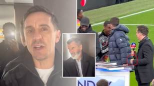 Gary Neville responds to Cristiano Ronaldo 'blanking' him with Roy Keane and Micah Richards, it's comedy gold