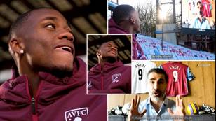 New Aston Villa signing Jhon Duran was in tears after receiving welcome from hero Juan Pablo Angel