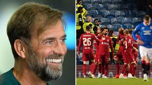 Jurgen Klopp says one Liverpool player was truly "special" against Rangers last night