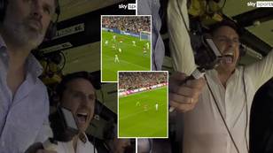 Camera caught Gary Neville's celebrations for Man Utd's goals
