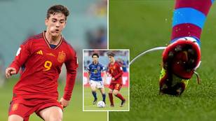 Spain midfielder Gavi has played with his boots unlaced since he was very young