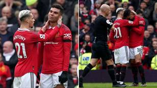 "Look back at it..." - Arsenal legend says Man Utd fans can't complain about Casemiro's red card
