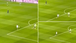 Footage of Lionel Messi’s ridiculous first touch goes viral, it was unbelievable