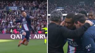 Fans notice Kylian Mbappe's reaction to Lionel Messi's 95th minute free-kick winner