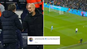 Antonio Conte Hits Back At Pep Guardiola On Instagram About Tactics Used vs Man City