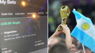 Fan accidentally bets on Argentina to win rugby World Cup, thought he was in line to win £1,064