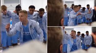 Footage of Oleksandr Zinchenko's brilliant Man City dressing room speech resurfaces after Carabao Cup defeat, they lost a leader