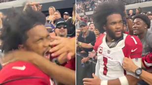Police investigating allegation that NFL quarterback Kyler Murray was punched by fan during celebrations