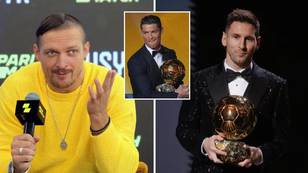 Boxing star Oleksandr Usyk makes bold prediction for the Ballon d'Or award, he's convinced it will happen