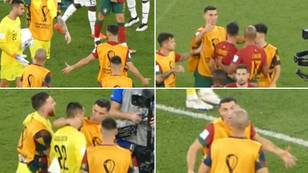 A video of Cristiano Ronaldo being a 'leader' after Portugal's win over Ghana shows his worth to the team