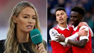 Laura Woods hits back at claims Arsenal have been 'lucky' this season with 'fetish' jibe to colleague