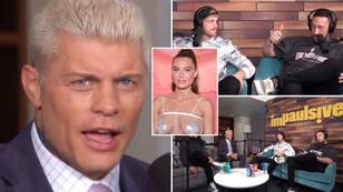 Logan Paul and podcast co-host confuse Cody Rhodes for brother of adult film star Lana Rhoades