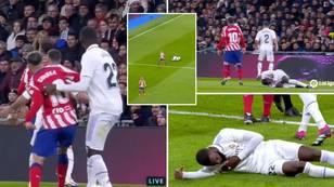 Fans and commentators can't work out why Angel Correa was sent off in the Madrid derby