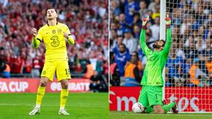 Alisson Makes Save Mid Celebration To Prevent Mason Mount Penalty Spinning Back Into The Net