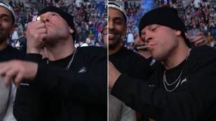 Nate Diaz Lighting Up A 'Spliff' When The Camera Panned To Him Was The Highlight Of UFC 270