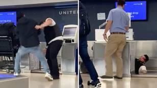 Ex-NFL Player Arrested After Wild Brawl With An Airline Worker Goes Viral Online