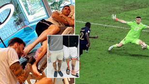 Emiliano Martinez gets tattoo on exact spot that denied Kolo Muani in World Cup final