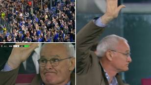 Claudio Ranieri Left Overcome With Emotion After Spine-Tingling Tribute From Leicester And AS Roma Fans