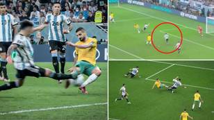 Lisandro Martinez denied stunning Australia goal with incredible last-ditch tackle