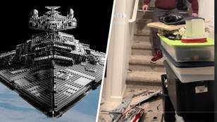 Star Wars fan heartbroken after dog destroys 5,000-piece LEGO Star Destroyer