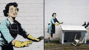 Banksy unveils new artwork with powerful message in British seaside town