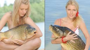 Carp calendar manufacturer ends debate over whether fish are dead or alive in shoots