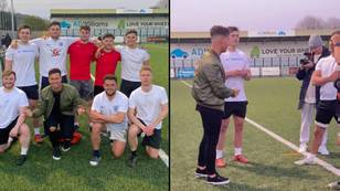 Joel Corry once visited a five-a-side team because it was named after him