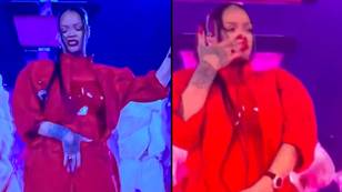 Rihanna baffles fans by grabbing her crotch and smelling her hand in Super Bowl halftime show