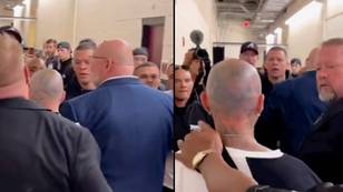 UFC legend Nate Diaz appears to brawl with member of Jake Paul's team in backstage altercation