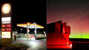 Villagers complain that world famous night sky view is being ruined by 'ghastly' Shell garage