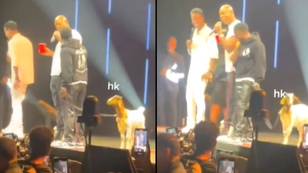 Kevin Hart Gifts Chris Rock A Goat On Stage And Names It 'Will Smith'