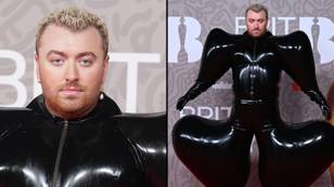 Sam Smith’s extortionate Brit award trousers come with talcum powder warning