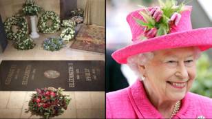 First picture of Queen’s gravestone revealed as she’s laid to rest with Prince Philip