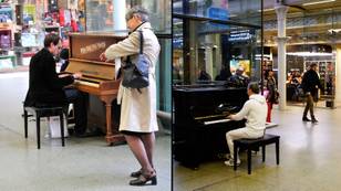 Why there is a piano in London St. Pancras station