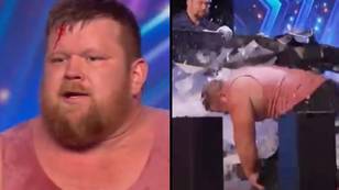 Horrified Britain's Got Talent Viewers React As Contestant’s Dangerous Stunts Leave Him Bleeding On Stage