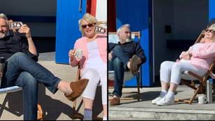 Gavin And Stacey Stars Spotted Filming On Barry Island
