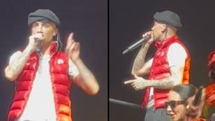 Dappy stops N-Dubz concert to tell everyone in the crowd to stop fighting