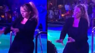 Sign language interpreter steals the show performing Baby Got Back