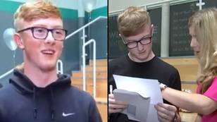 Guy who had 'awful' moment opening A Level results live on GMB has hilarious reaction