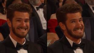 Andrew Garfield becomes Oscars meme for second year running