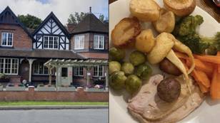 Pub forced to apologise after ‘joke’ Christmas meal which skipped dessert