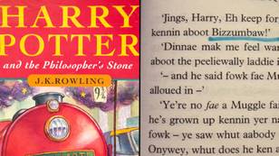 Scottish version of Harry Potter books are ridiculously hard to read