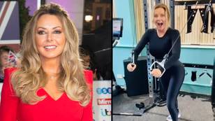 Carol Vorderman says she's hired a man to help her do the splits