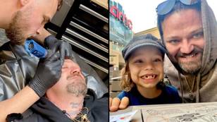 Bam Margera gets son’s name tattooed on his face and written in Arabic to criticise his ex-wife