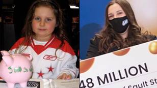 Five-year-old who emptied piggybank to donate to charity wins $48 million lottery 13 years later