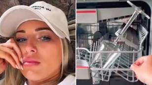Woman discovers life-changing dishwasher hack and people are loving it