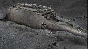 First ever 3D scans of Titanic reveal never-before-seen details