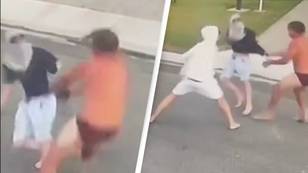 Man fights off armed robbers in his underpants