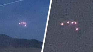 Mass UFO sighting above California military base as new video footage released