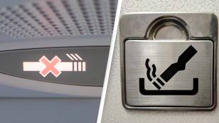Why there are still ash trays on airplanes despite smoking being banned